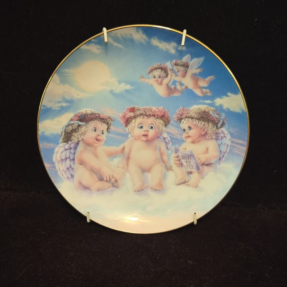 Hamilton Collection Dreamsicles "The Flying Lesson" Ceramic Plate 1994 2399AE